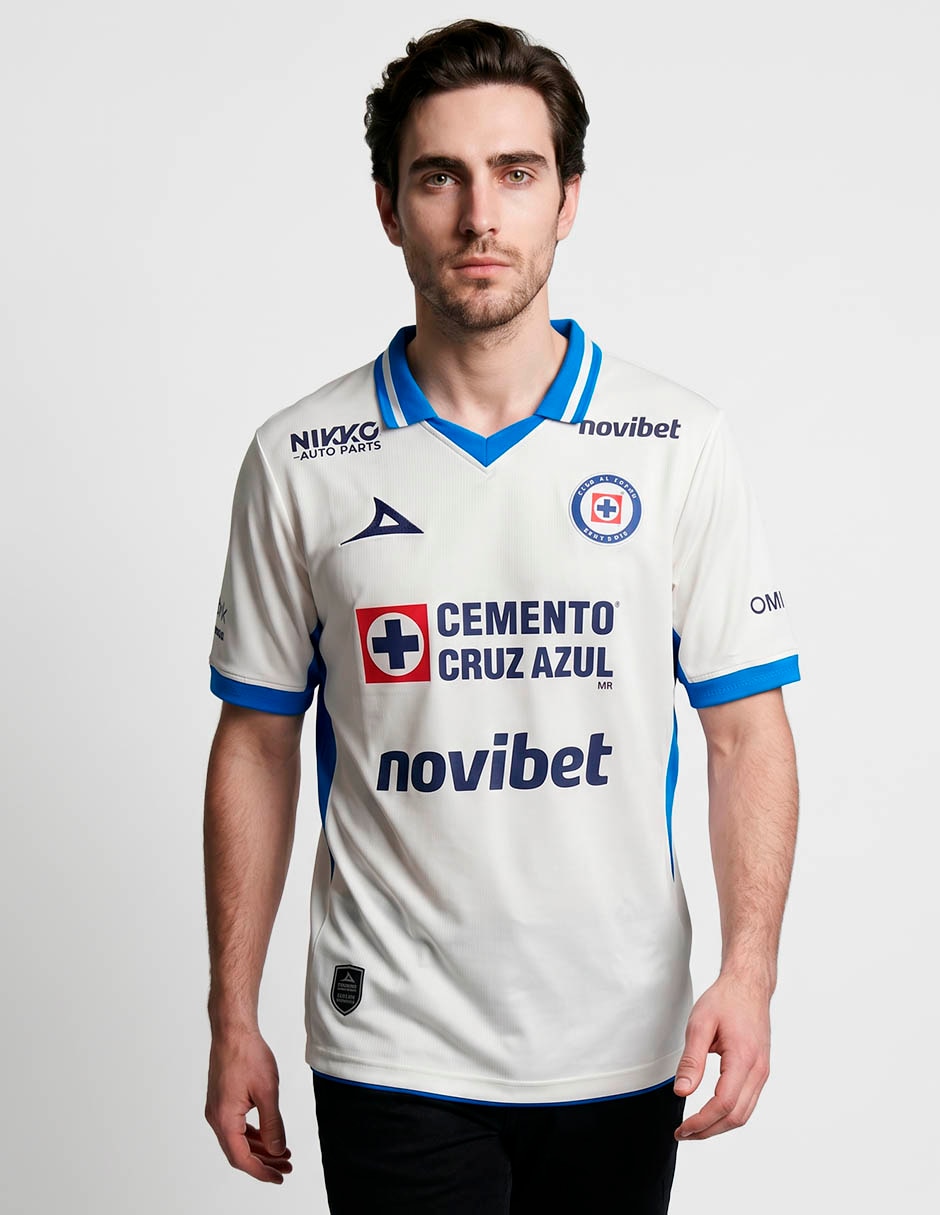 Jersey de Club de Fútbol Cruz Azul visitante fan para hombre