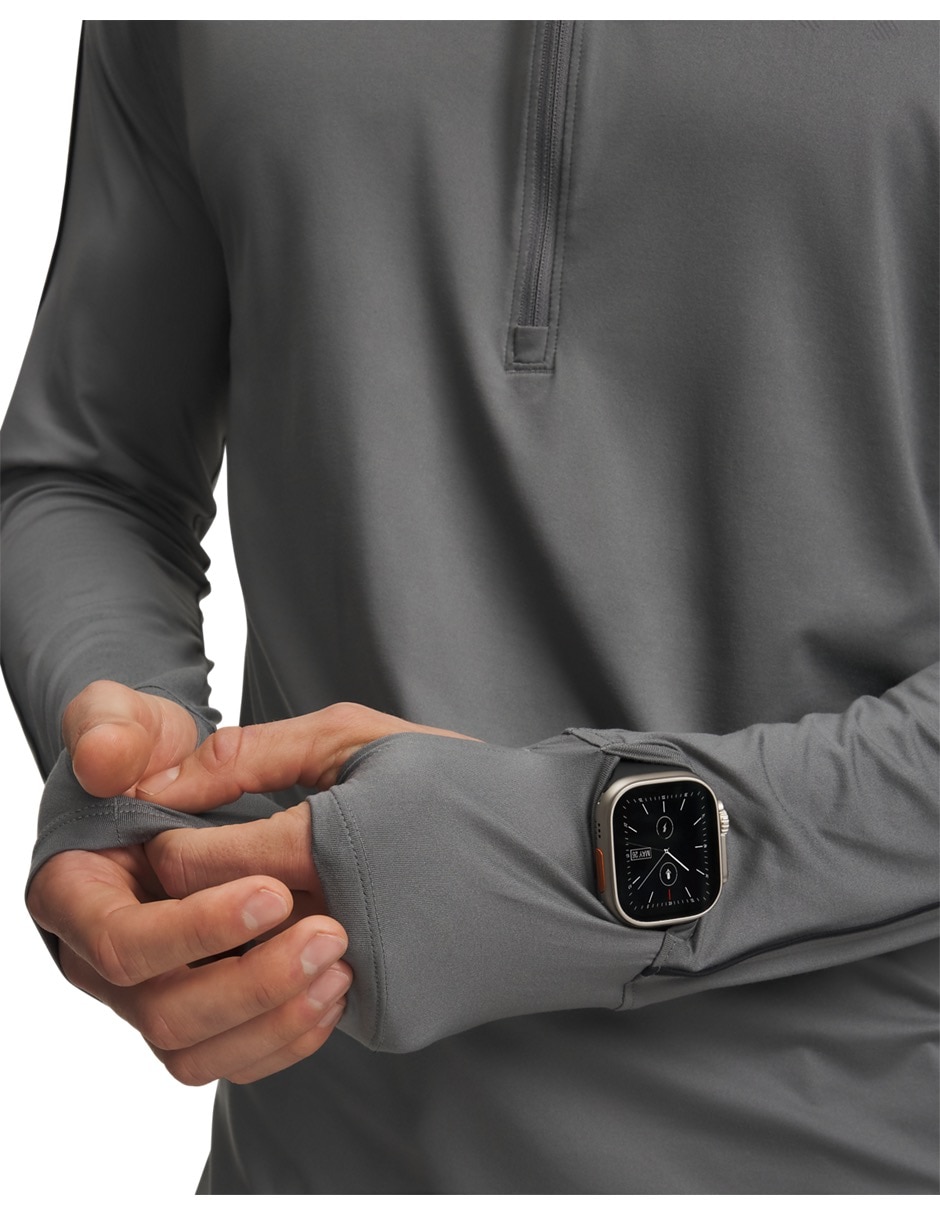 Sudadera UA Velociti Half Zip con Con capucha Sin equipo para Hombre 3