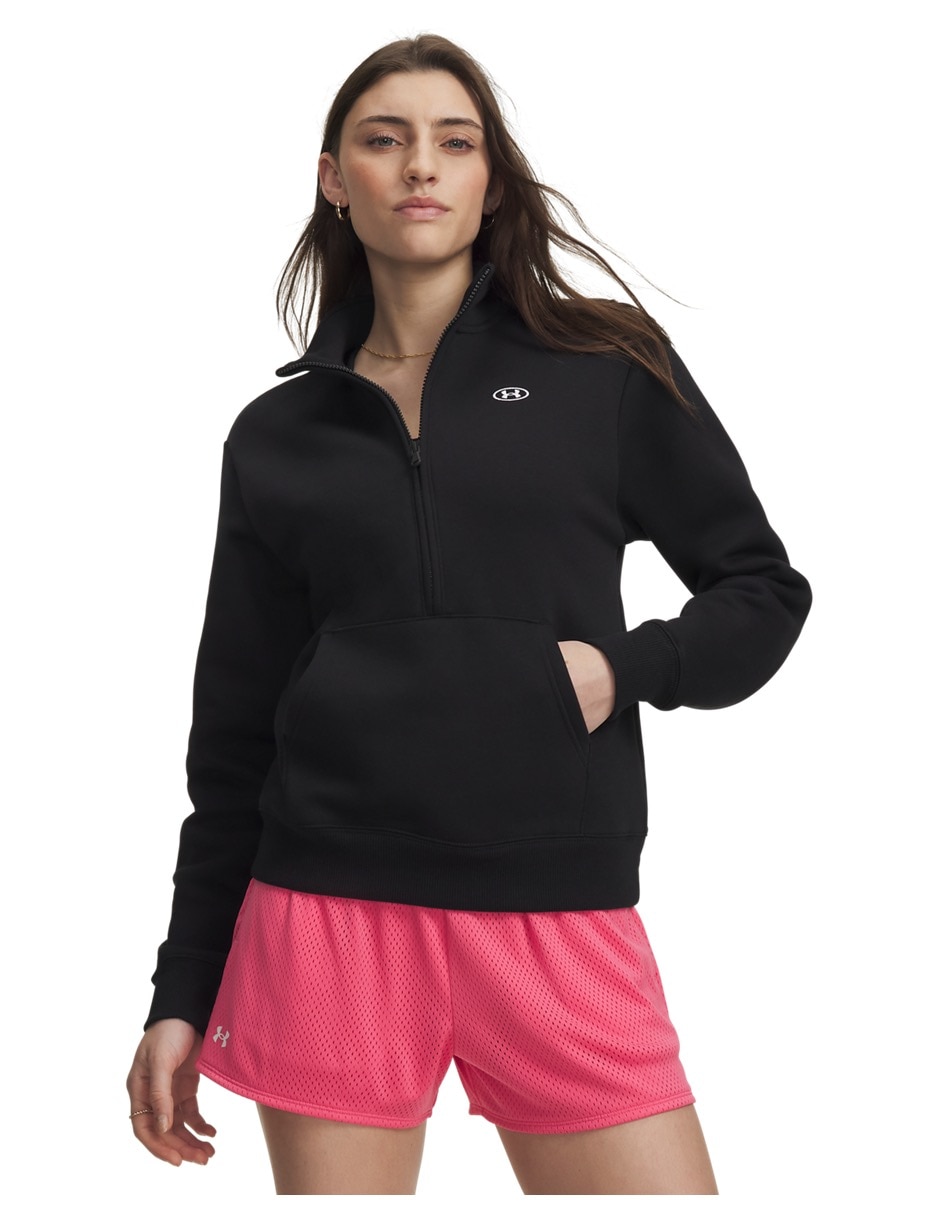 Sudadera Rival Flc HZ con bolsa canguro para mujer