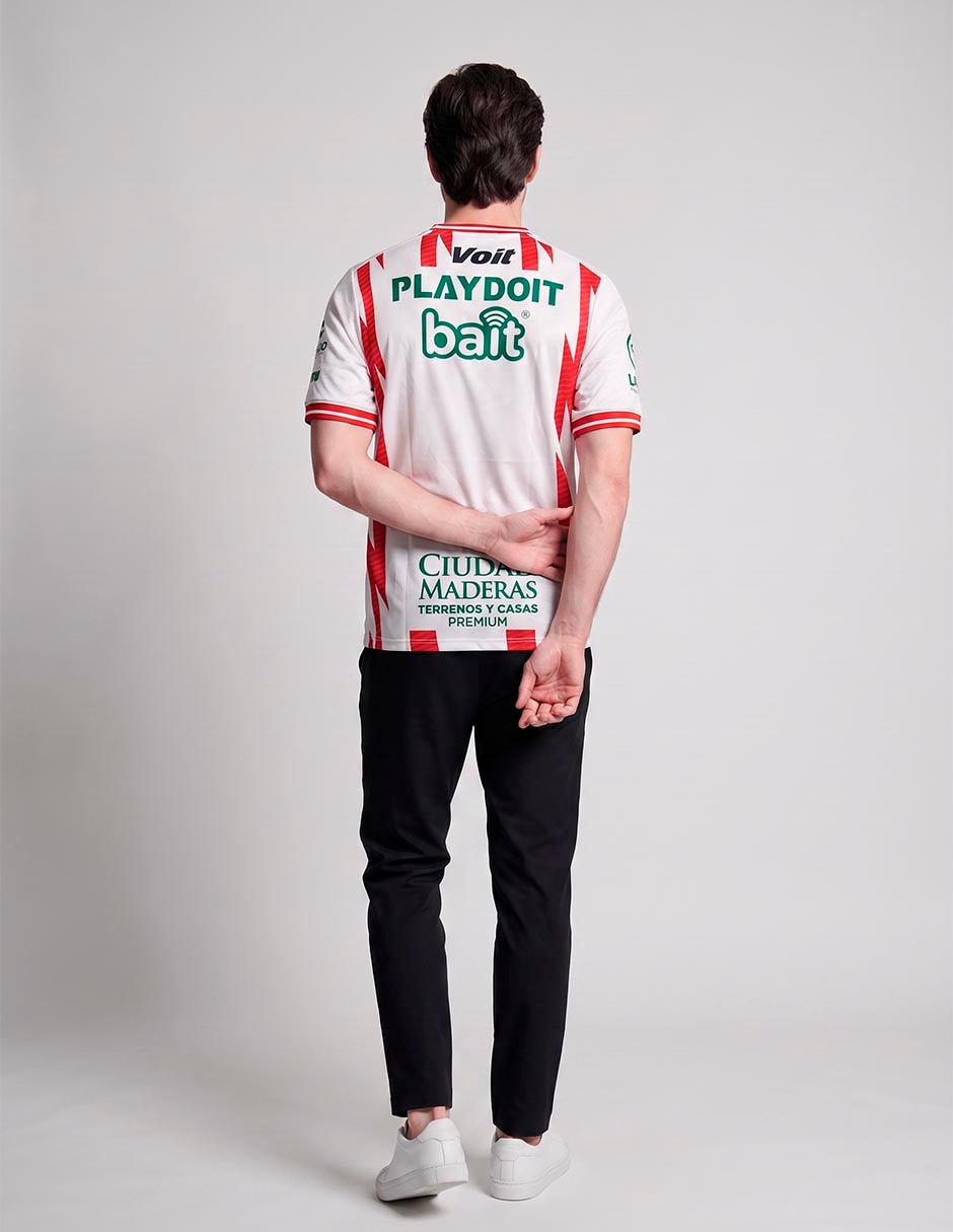 Jersey de club necaxa local manga corta jugador para hombre 2