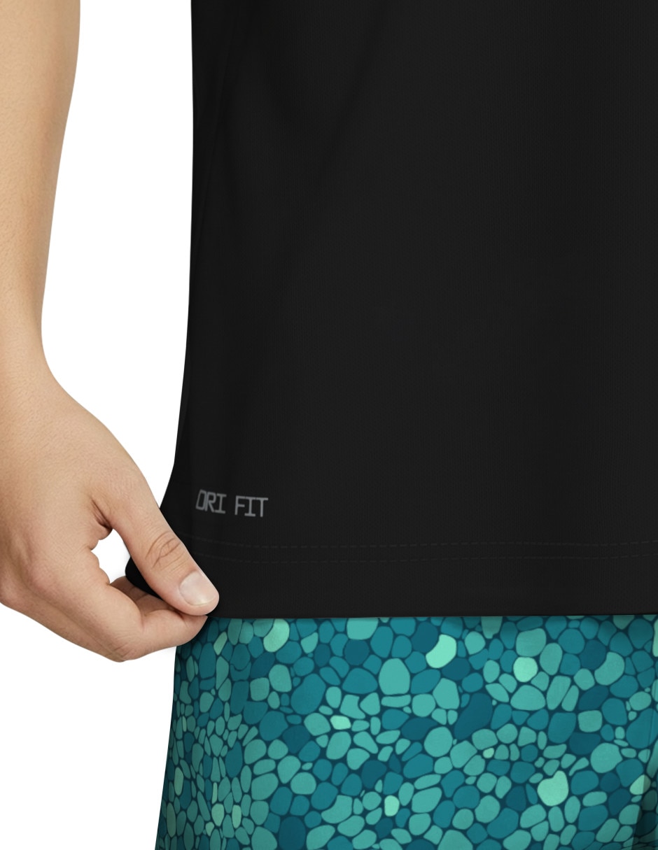 Wetshirt estampado logo para hombre 6