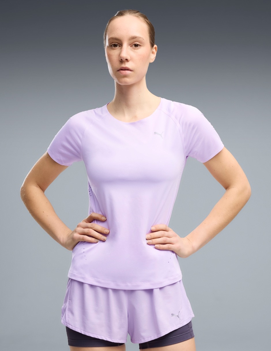 Playera deportiva para correr de mujer Playera deportiva para correr de mujer