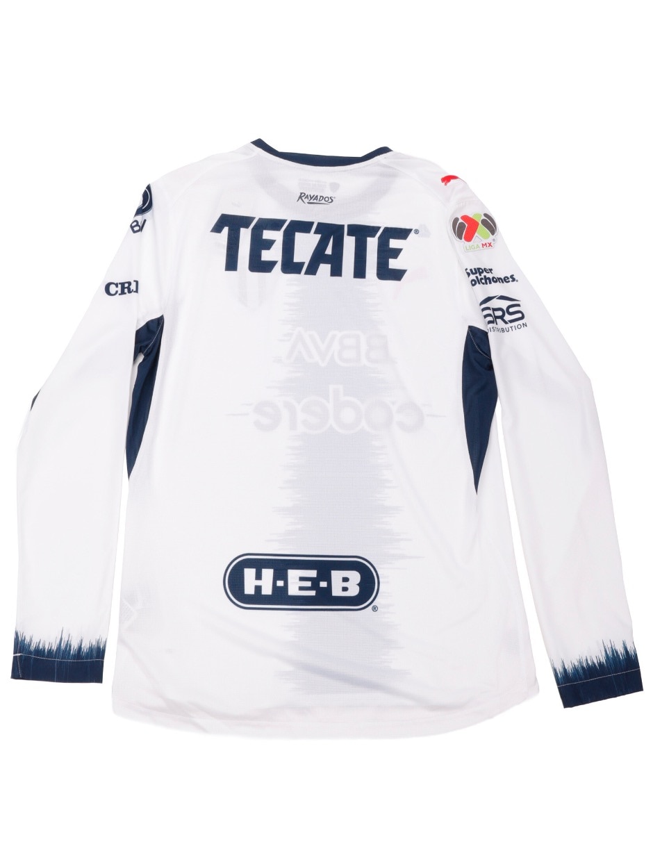 Jersey de club de fútbol monterrey visitante manga corta para hombre 2