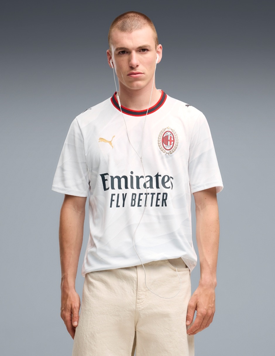 Jersey de ac milan visitante de manga corta jugador para hombre Jersey de ac milan visitante de manga corta jugador para hombre