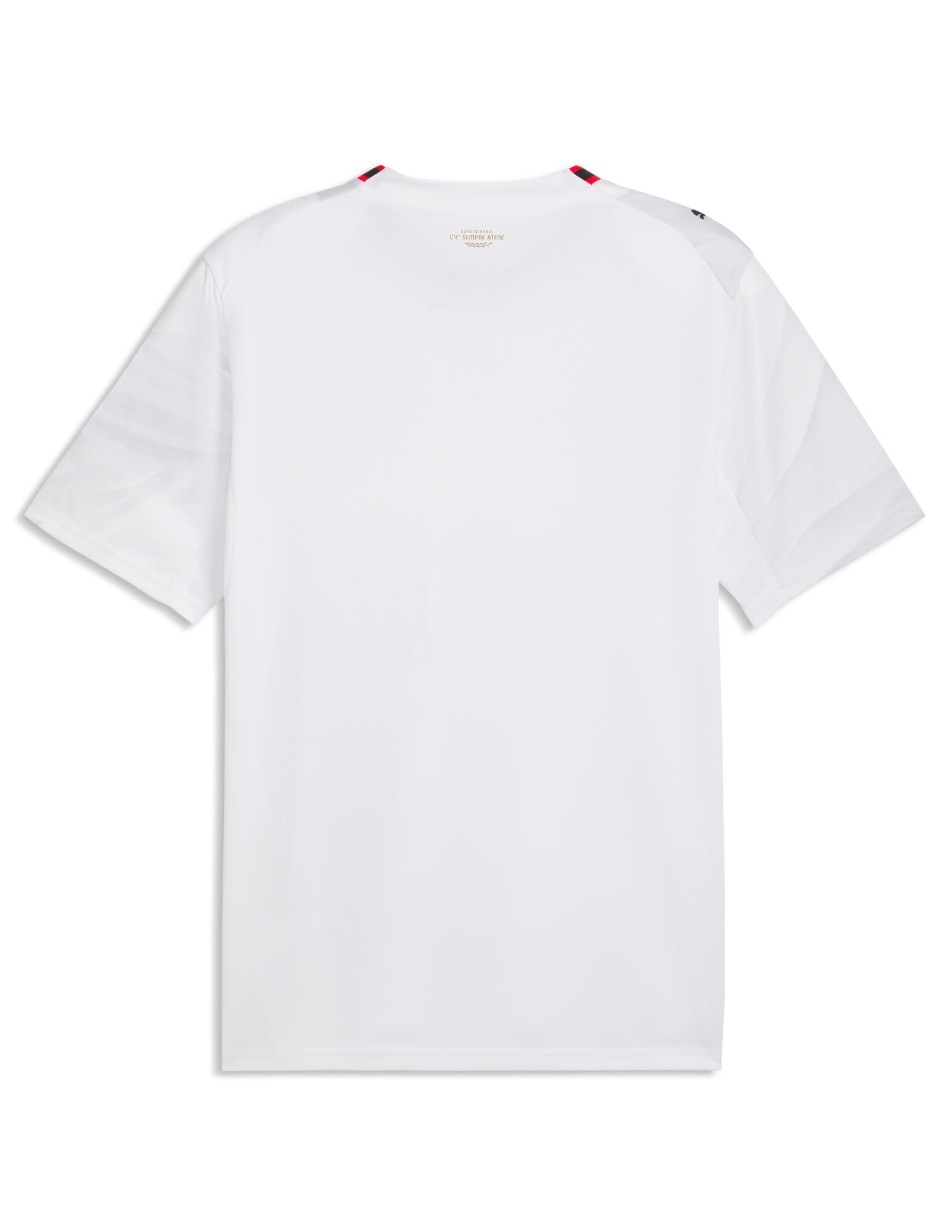 Jersey de ac milan visitante de manga corta jugador para hombre 5