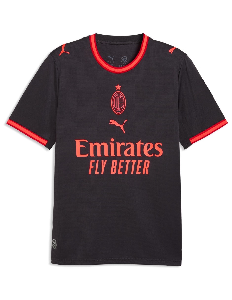 Jersey de ac milan entrenamiento de manga corta jugador para hombre 6
