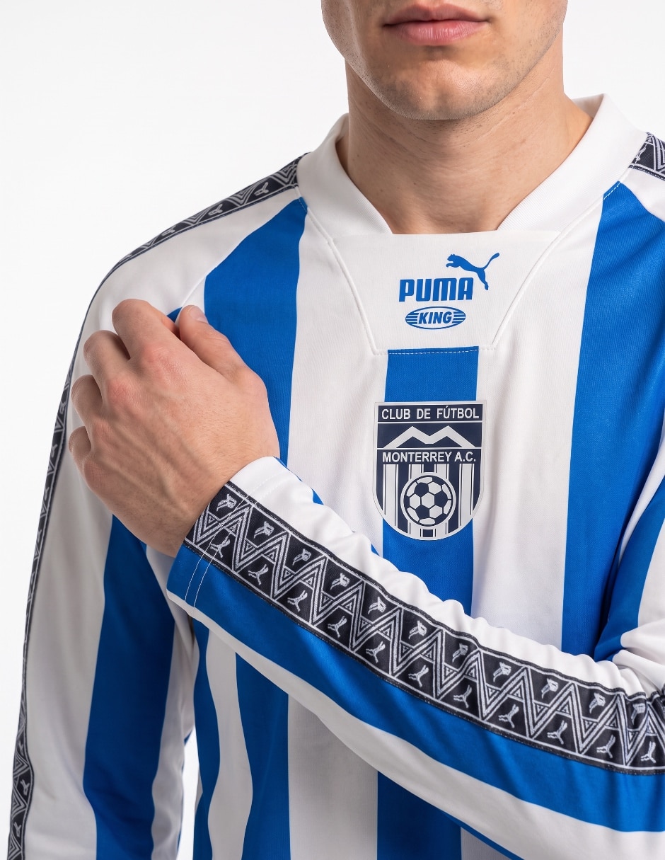 Jersey de Club de Fútbol Monterrey entrenamiento manga corta jugador para hombre 4