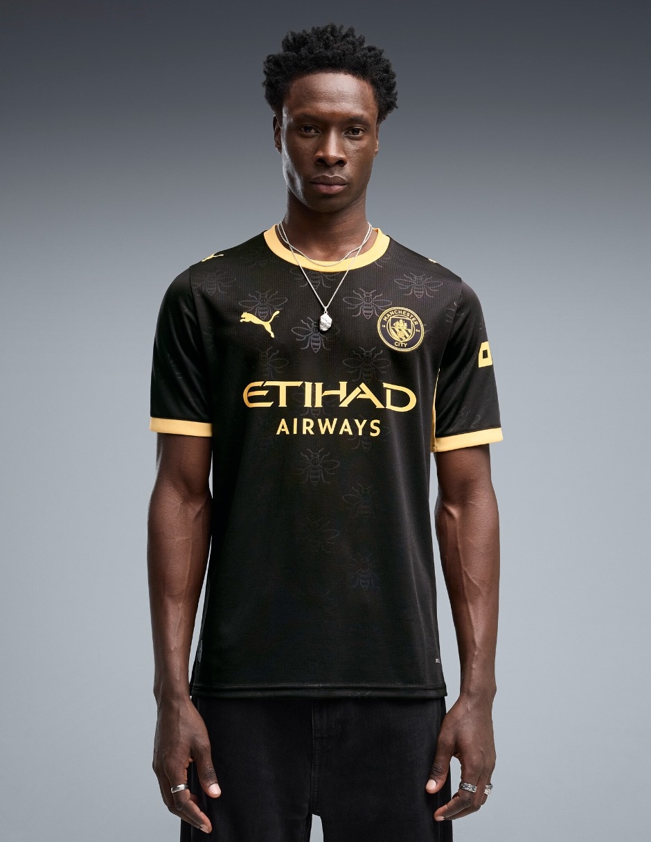 Jersey de manchester city visitante de manga corta jugador para hombre Jersey de manchester city visitante de manga corta jugador para hombre