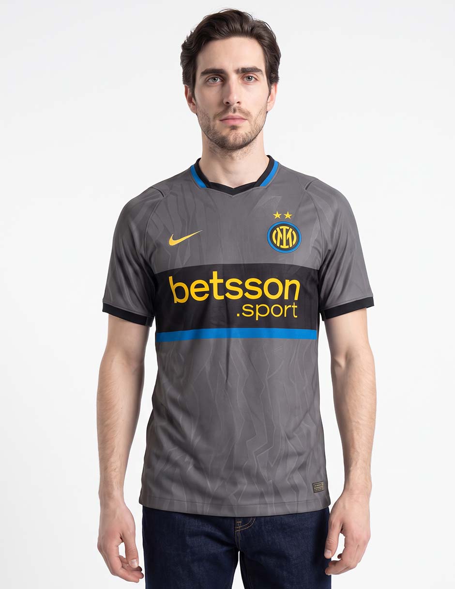 Jersey de inter milan entrenamiento manga corta para hombre