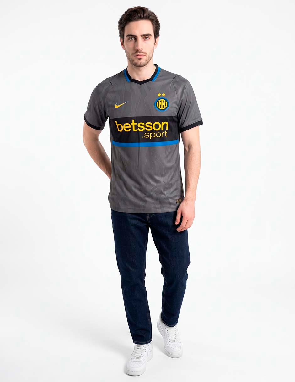Jersey de inter milan entrenamiento manga corta para hombre 4