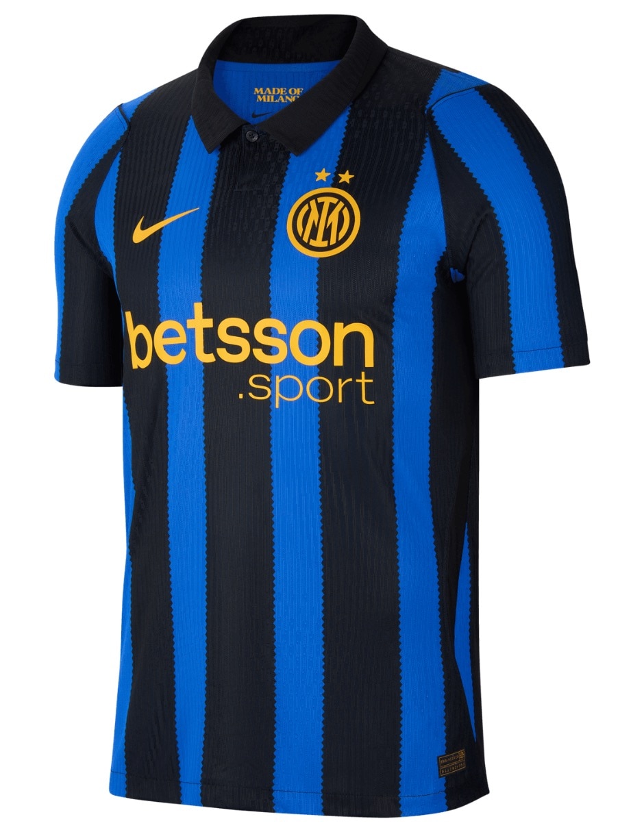 Jersey de inter milan entrenamiento de manga corta para hombre