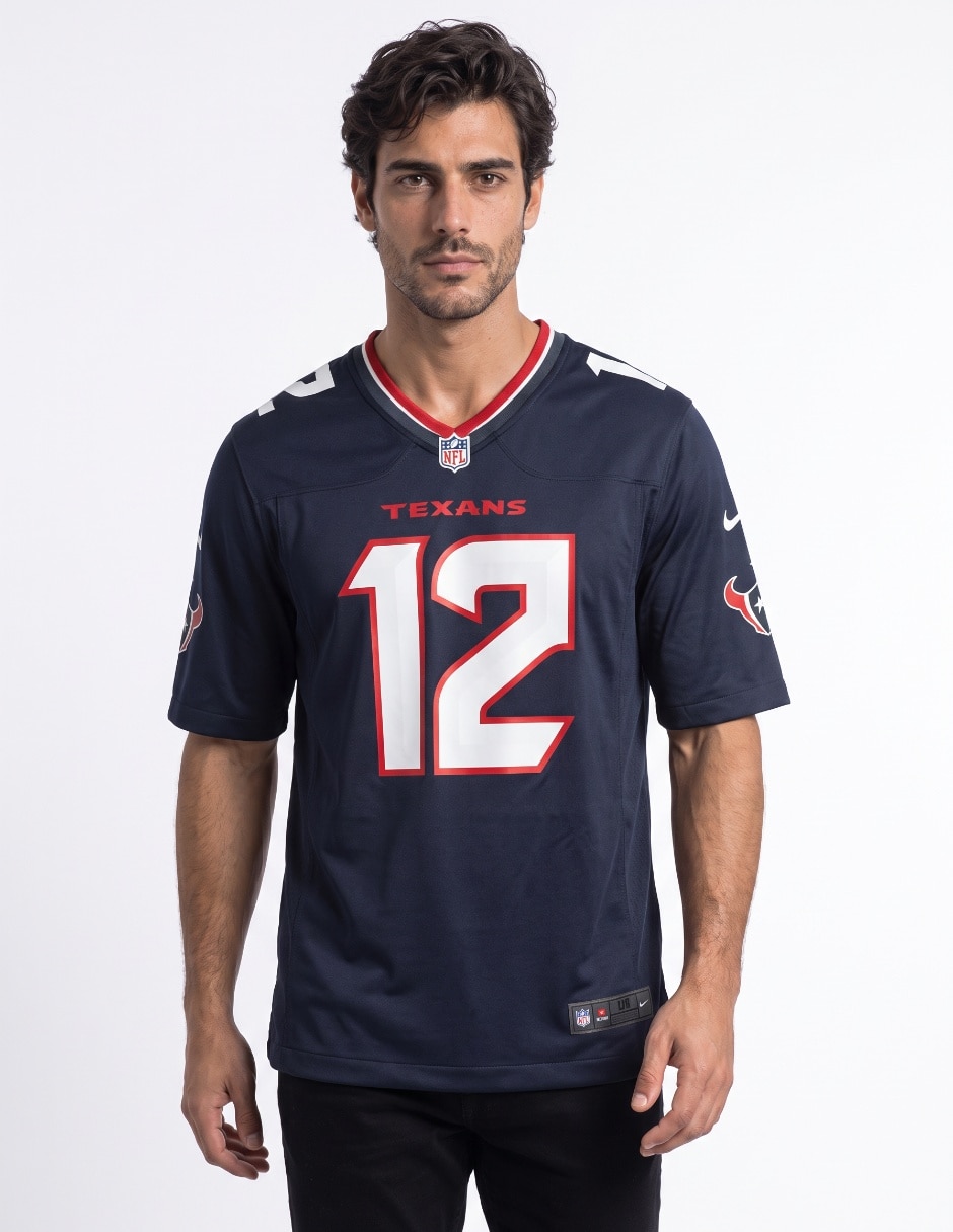 Jersey de detroit lions conmemorativo de manga corta jugador para hombre