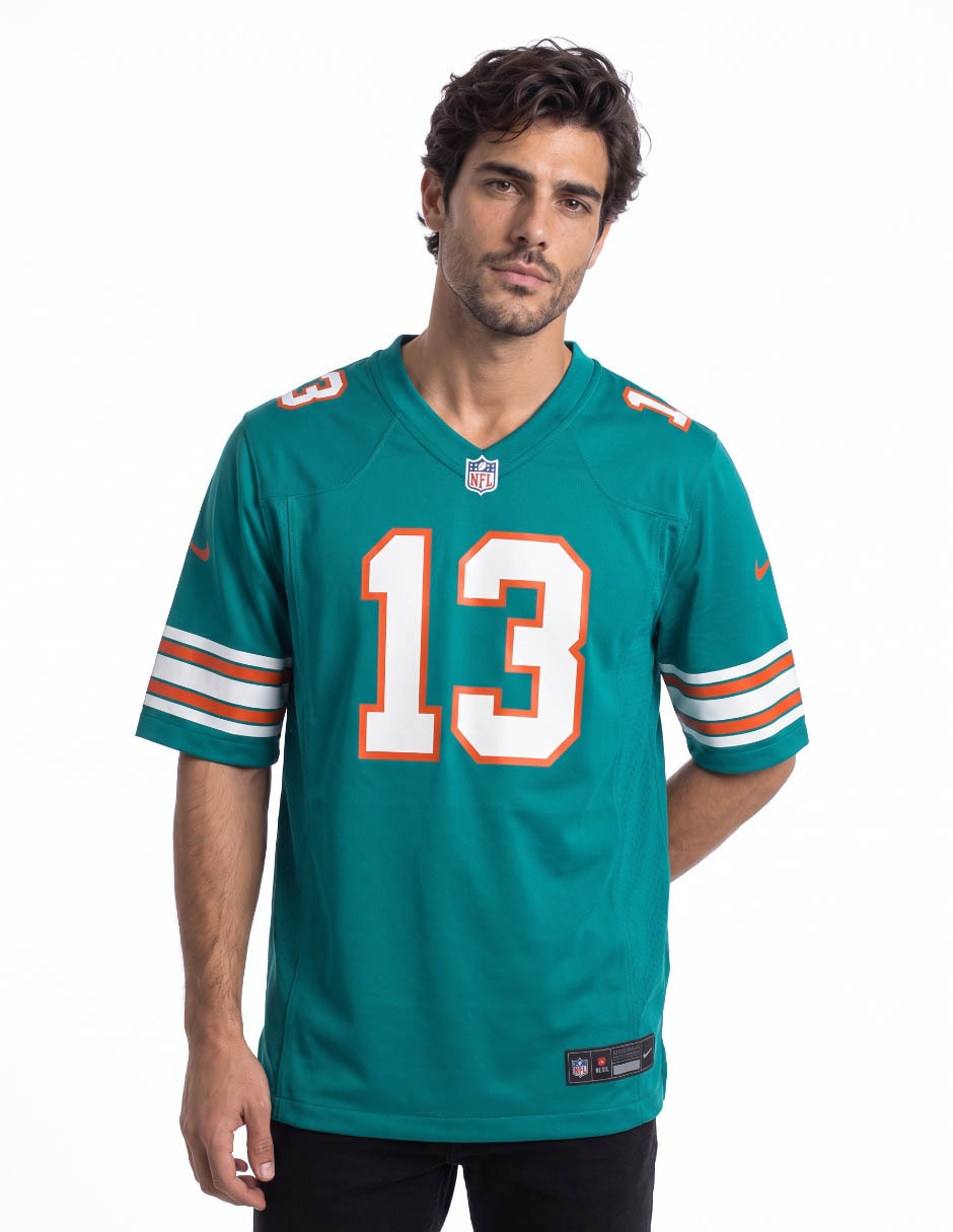 Jersey de detroit lions conmemorativo de manga corta jugador para hombre