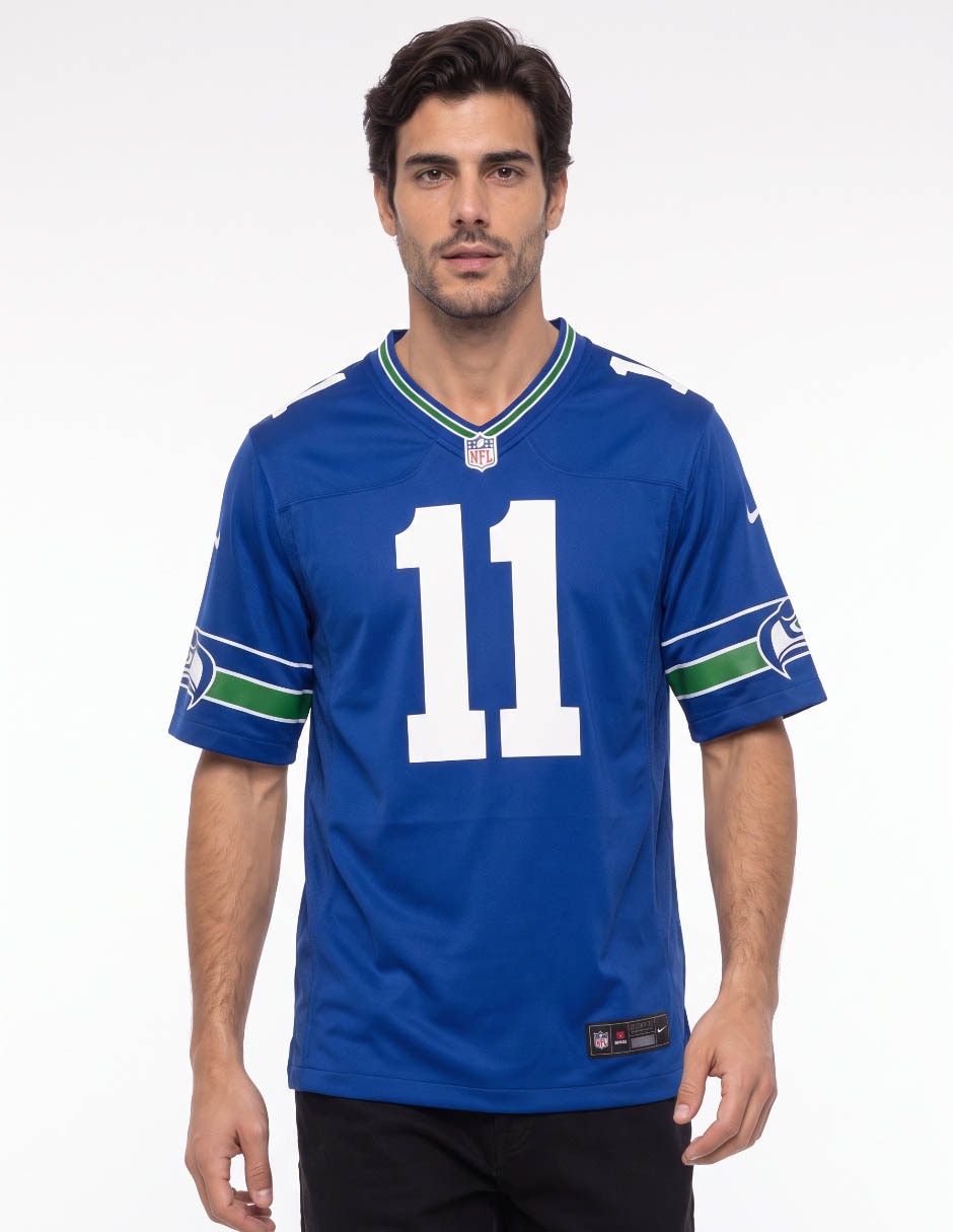 Jersey de detroit lions conmemorativo de manga corta jugador para hombre