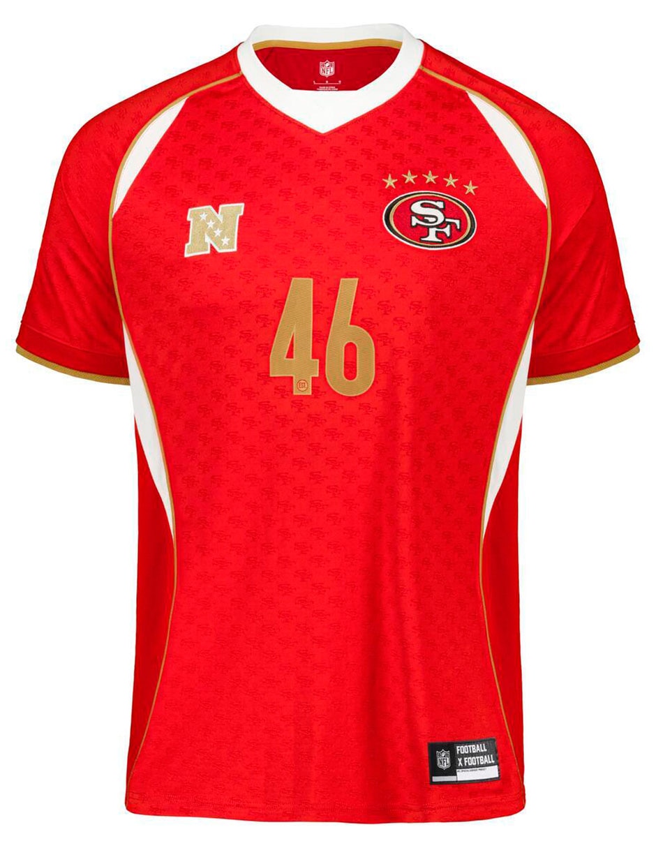 Playera deportiva para fútbol americano San Francisco 49ers para hombre 3