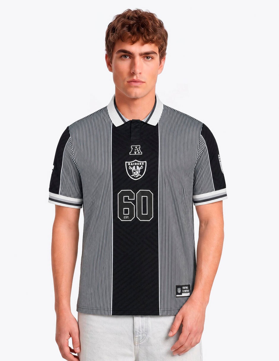Playera deportiva para futbol americano las vegas raiders para hombre