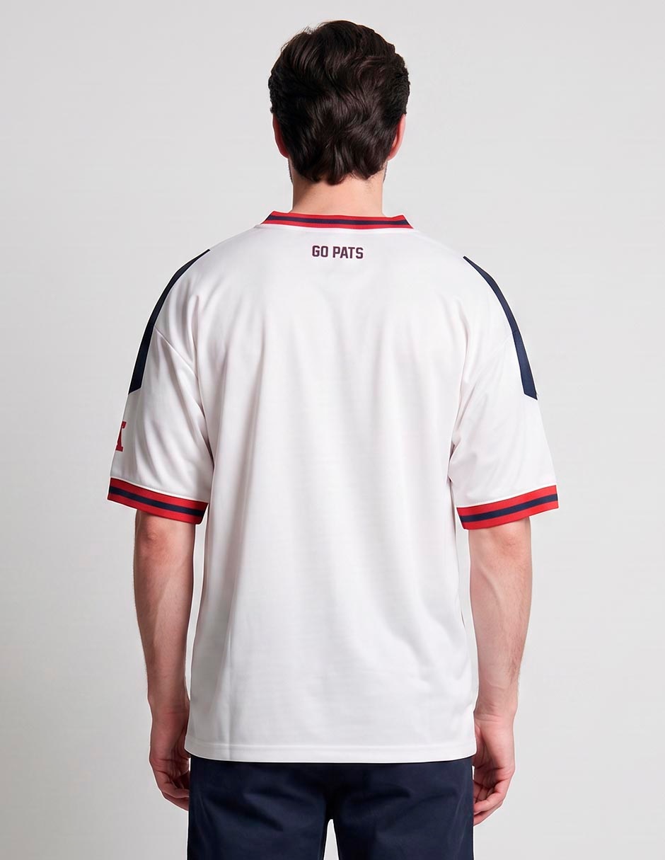 Playera deportiva para fútbol americano new england patriots para hombre 2