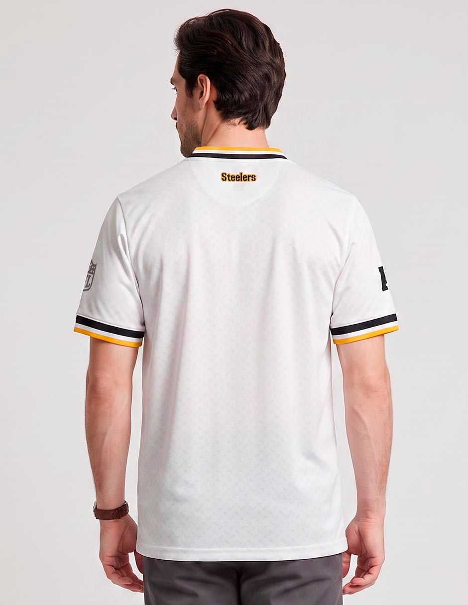 Playera deportiva para fútbol americano pittsburgh steelers de hombre 2