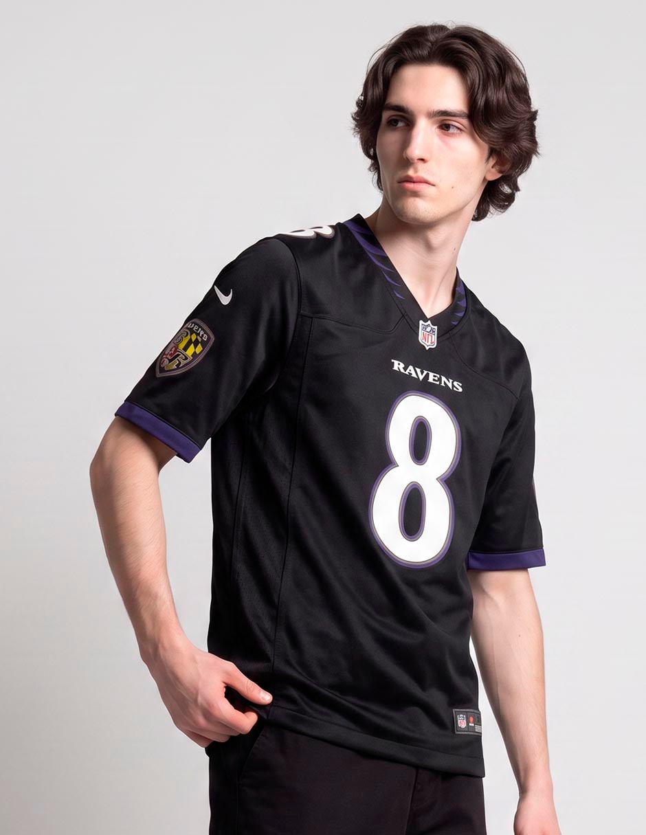 Jersey de baltimore ravens conmemorativo de manga corta jugador para hombre Jersey de baltimore ravens conmemorativo de manga corta jugador para hombre