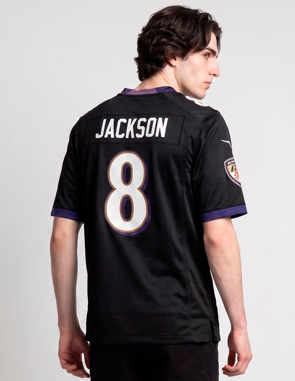 Jersey de baltimore ravens conmemorativo de manga corta jugador para hombre 2