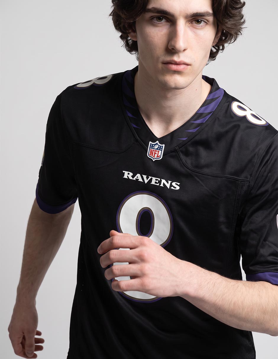Jersey de baltimore ravens conmemorativo de manga corta jugador para hombre 3