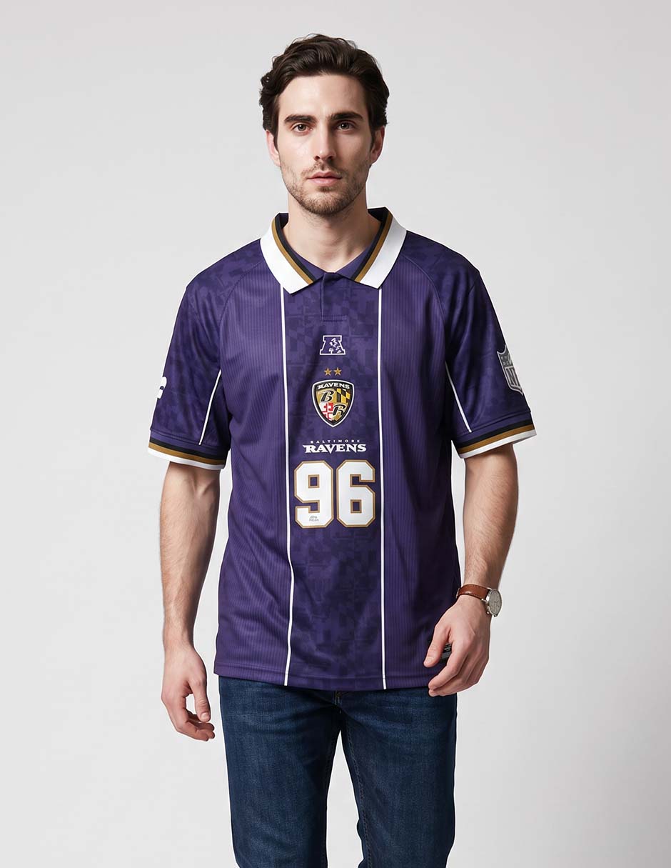 Playera deportiva para fútbol americano baltimore ravens para hombre Playera deportiva para fútbol americano baltimore ravens para hombre