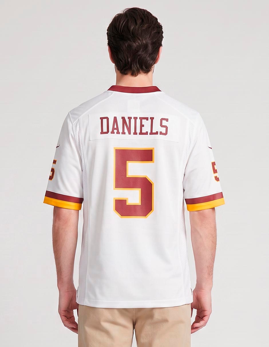 Jersey de washington commanders conmemorativo de manga corta jugador para hombre 2