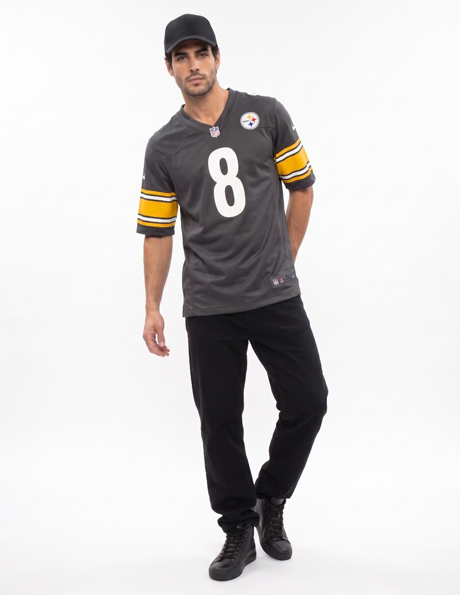 Jersey de detroit lions conmemorativo de manga corta jugador para hombre 3