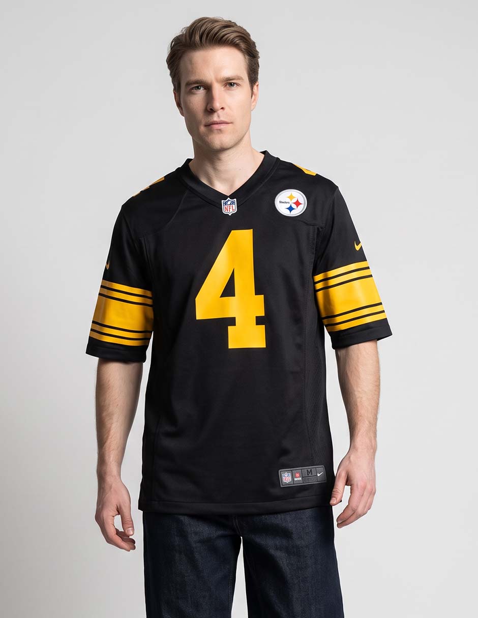 Jersey de Pittsburgh Steelers manga corta jugador para hombre Jersey de Pittsburgh Steelers manga corta jugador para hombre