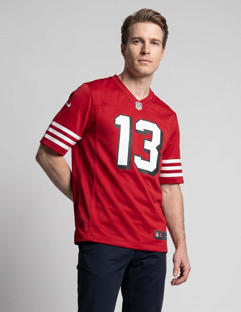 Jersey de san francisco 49ers de brock purdy manga corta jugador para hombre Jersey de san francisco 49ers de brock purdy manga corta jugador para hombre