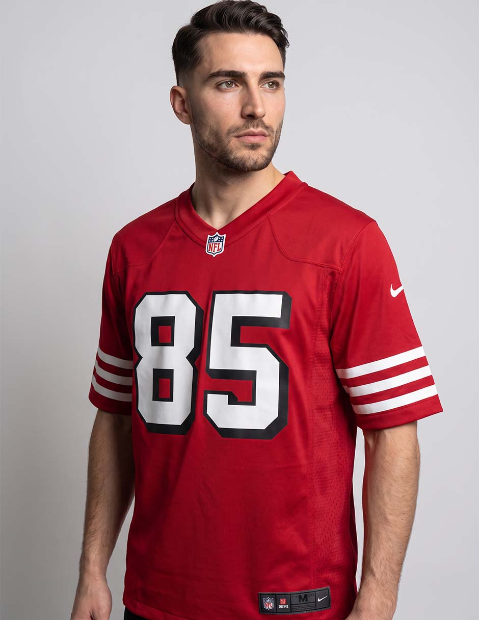 Jersey de San Francisco 49ers manga corta jugador para hombre 3