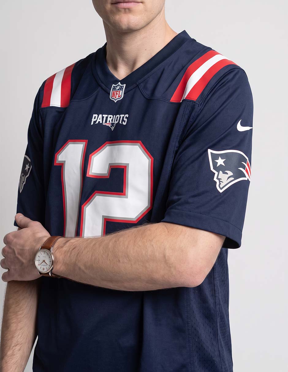 Jersey de New England Patriots manga corta jugador para hombre 3
