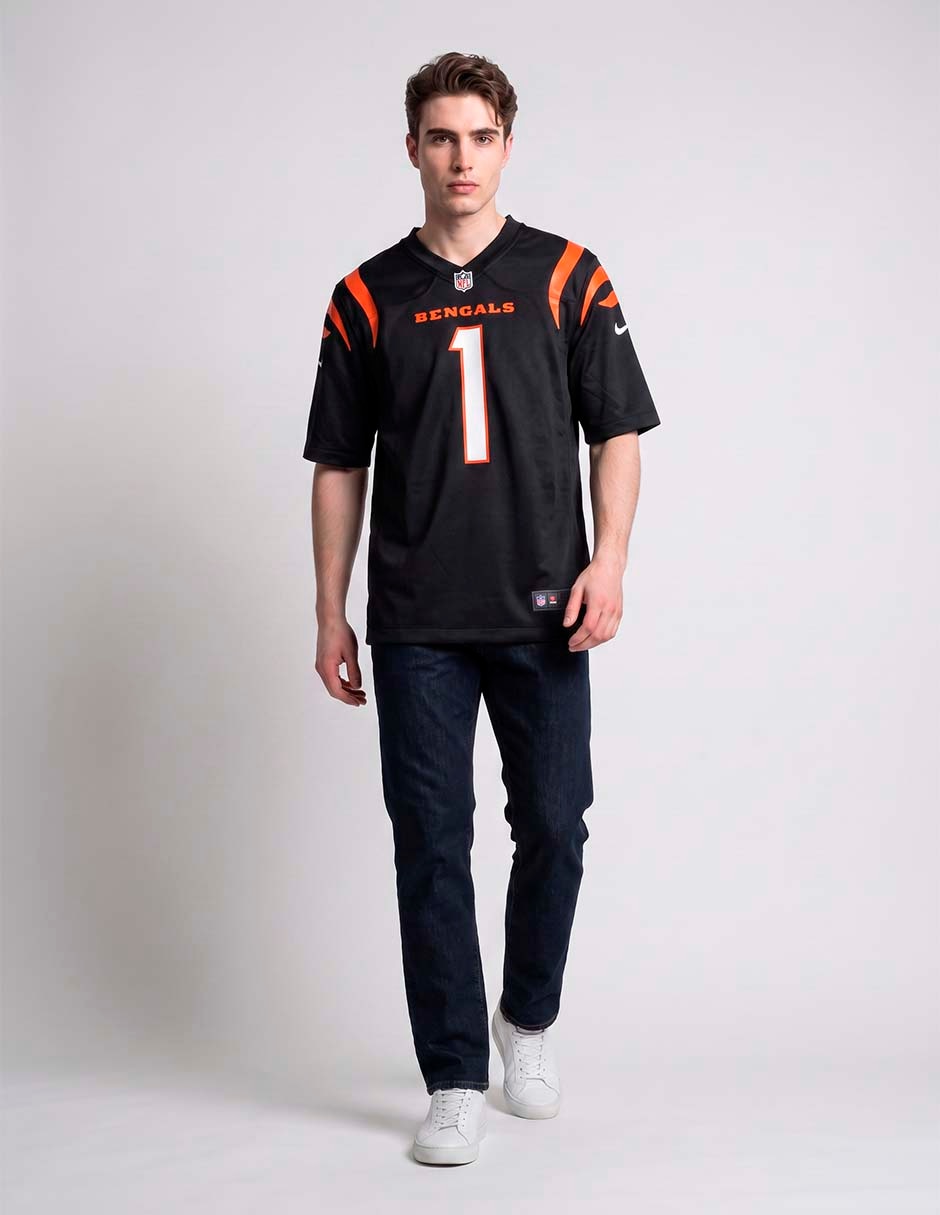 Jersey de cincinnati bengals conmemorativo de ja’marr chase jugador para hombre Jersey de cincinnati bengals conmemorativo de ja’marr chase jugador para hombre