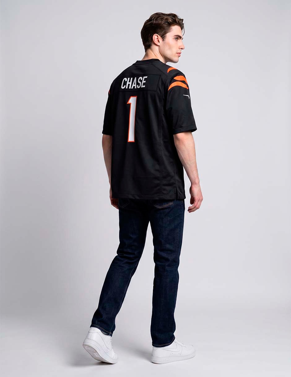 Jersey de cincinnati bengals conmemorativo de ja’marr chase jugador para hombre 4