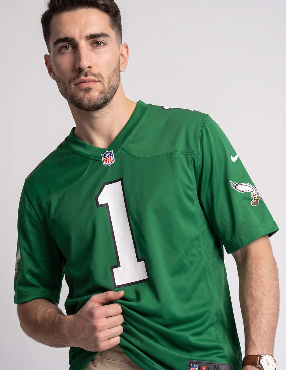 Jersey de Philadelphia Eagles manga corta jugador para hombre 3