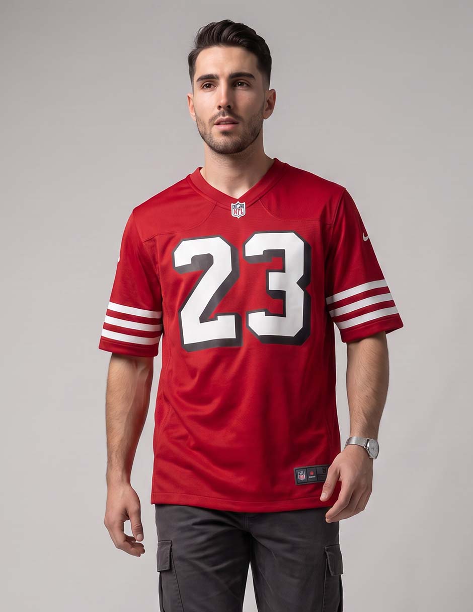 Jersey de San Francisco 49ers manga corta jugador para hombre Jersey de San Francisco 49ers manga corta jugador para hombre