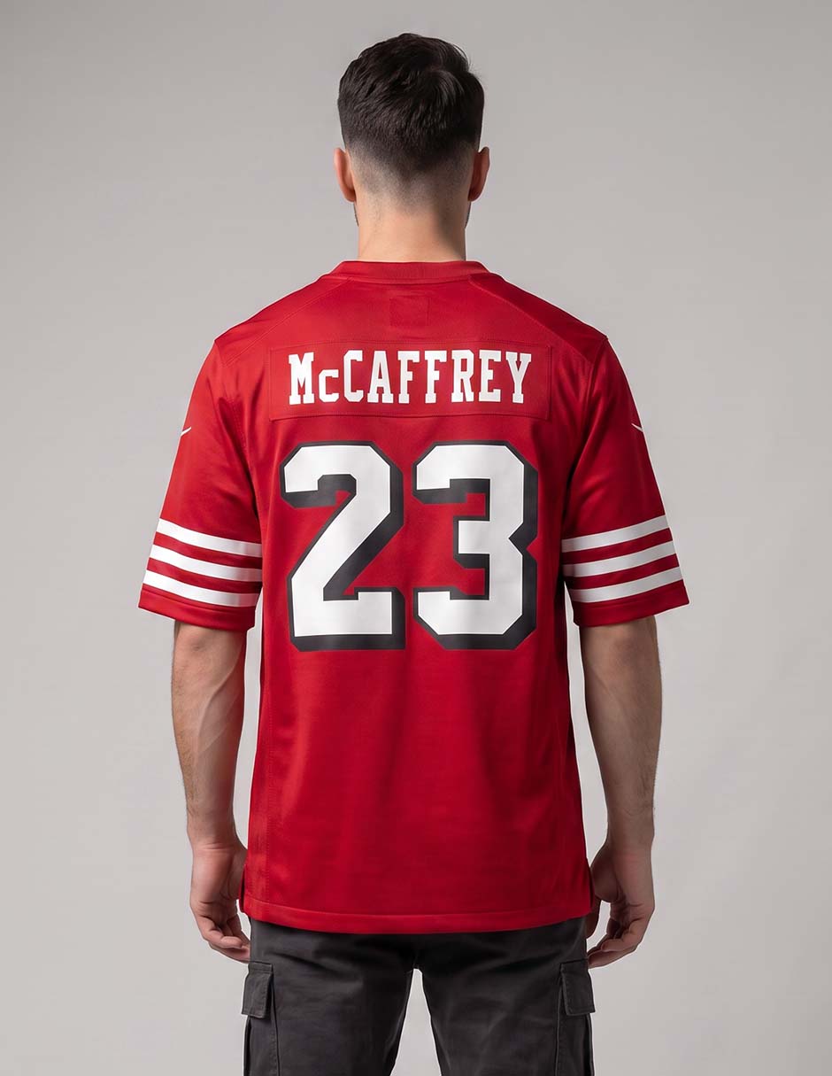 Jersey de San Francisco 49ers manga corta jugador para hombre 2
