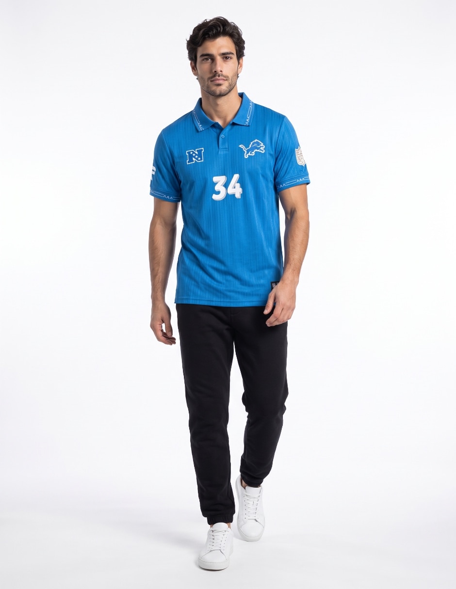 Playera deportiva para fútbol americano Detroit Lions de hombre Playera deportiva para fútbol americano Detroit Lions de hombre