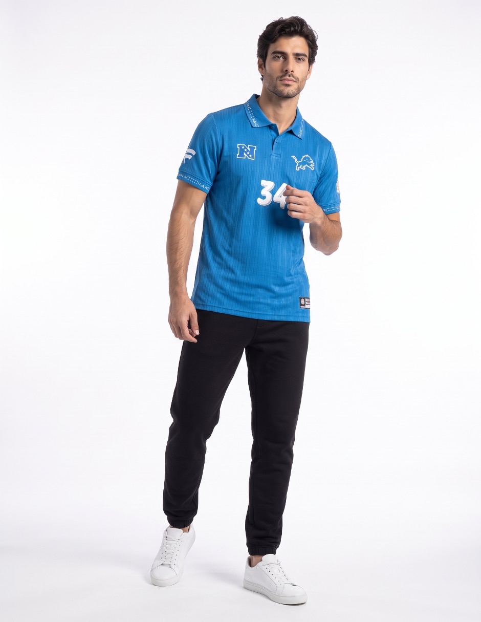 Playera deportiva para fútbol americano Detroit Lions de hombre 3