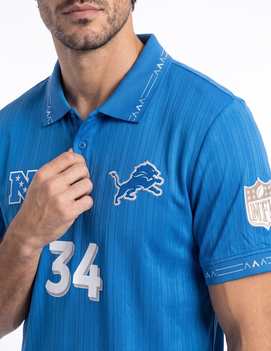 Playera deportiva para fútbol americano Detroit Lions de hombre 4