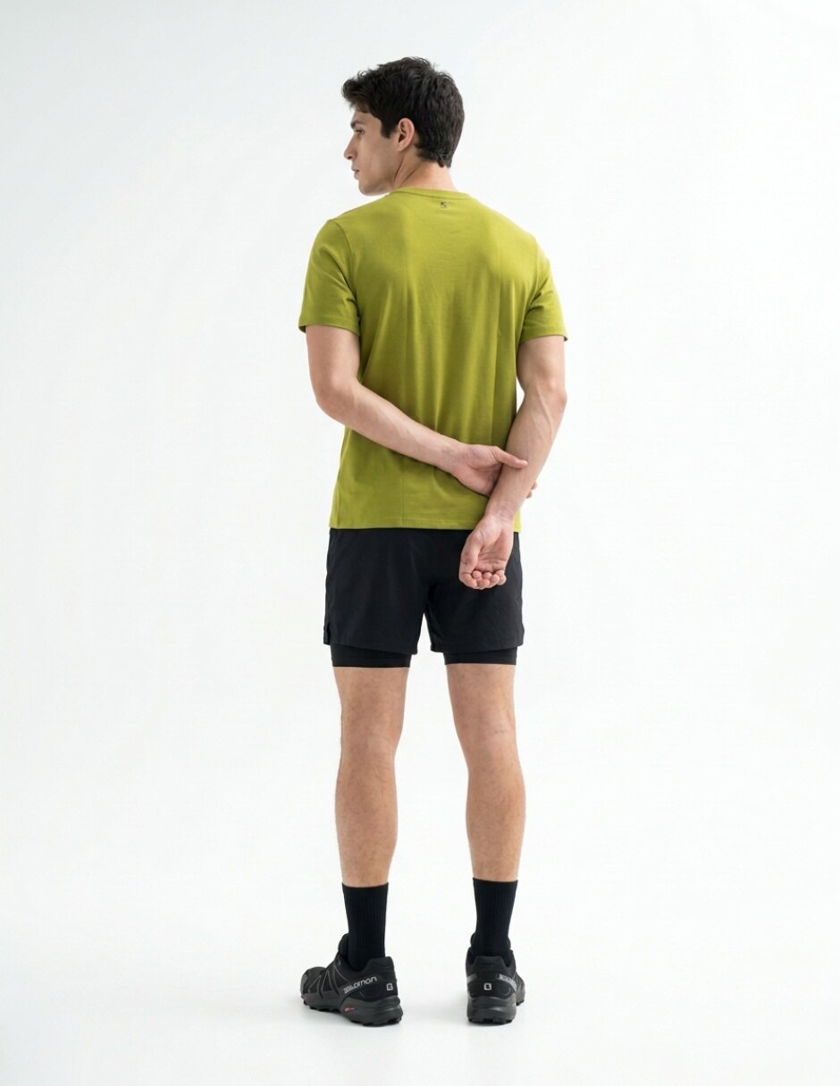 Playera deportiva para hiking de hombre 2