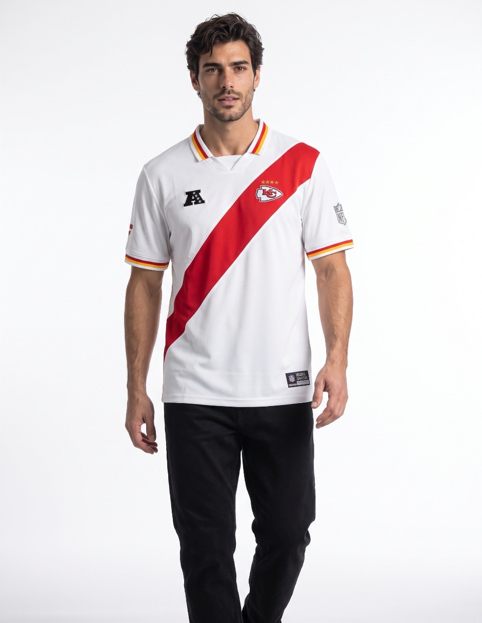 Playera deportiva para Fútbol americano Kansas City Chiefs de hombre Playera deportiva para Fútbol americano Kansas City Chiefs de hombre