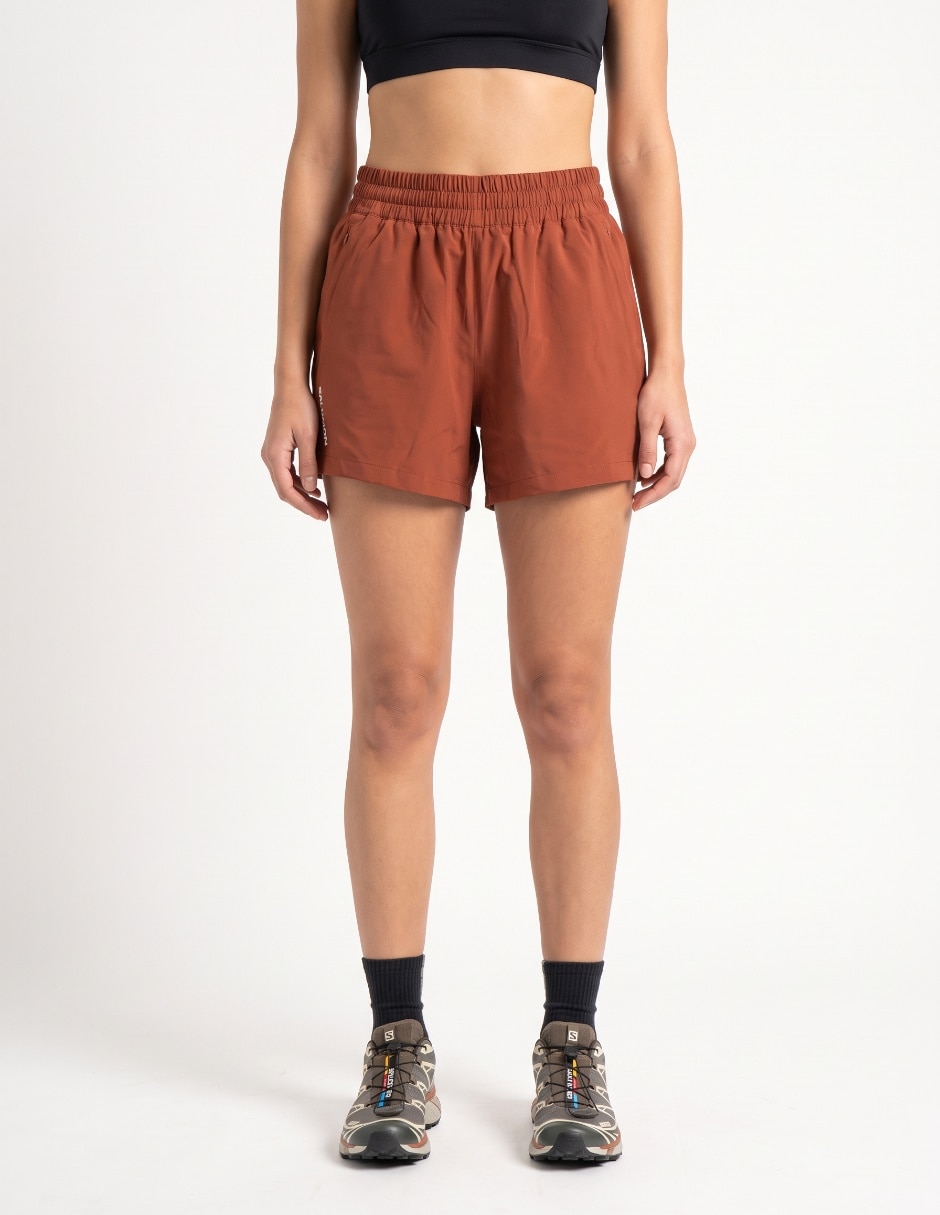 Short con malla con bolsillos para correr mujer Short con malla con bolsillos para correr mujer