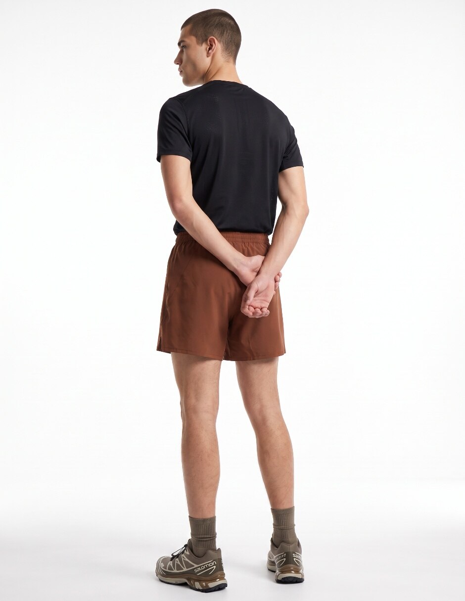 Short con malla con bolsillos para correr hombre 2