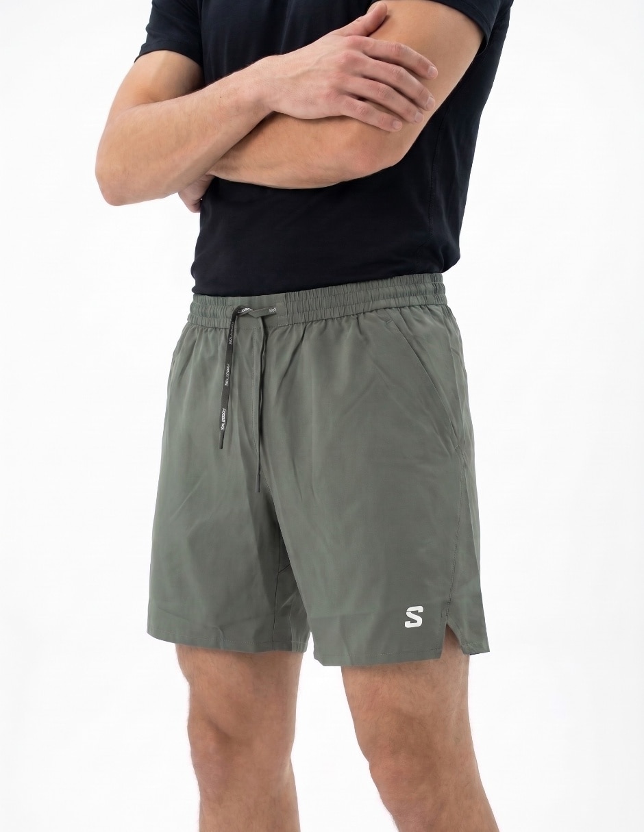 Short con bolsillos para correr hombre 4