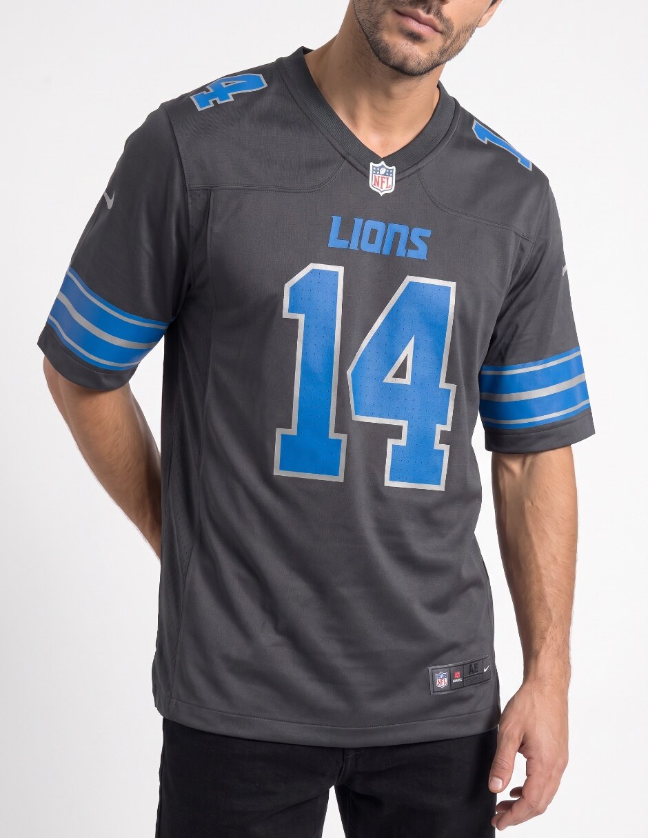 Jersey de detroit lions conmemorativo de manga corta jugador para hombre 4