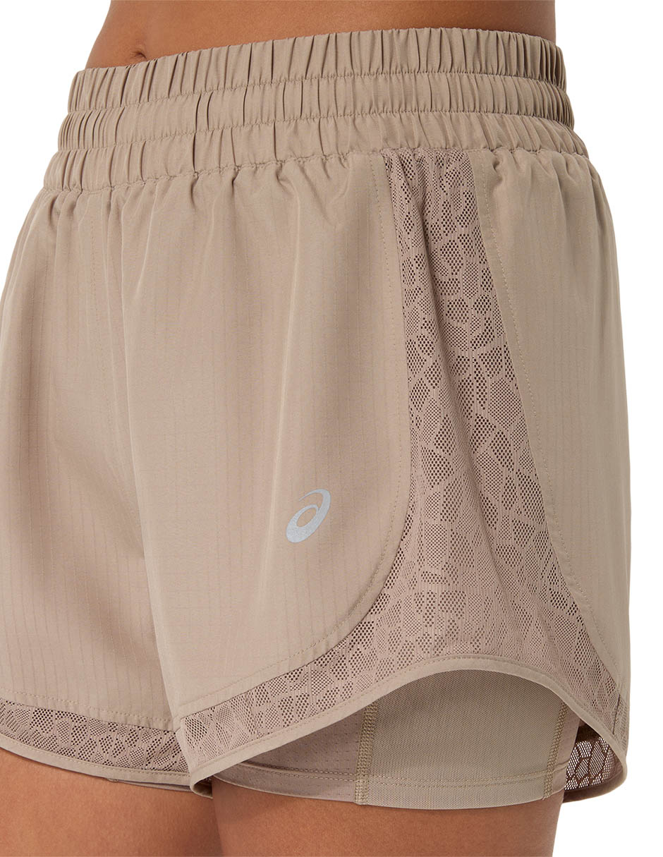 Short con malla Asics para correr mujer