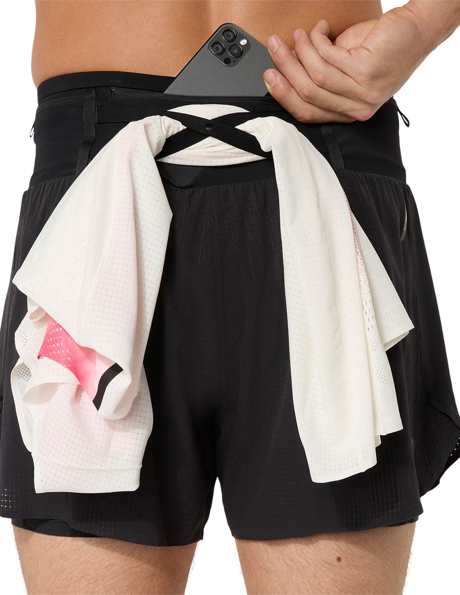 Short con bolsillos Asics para correr hombre