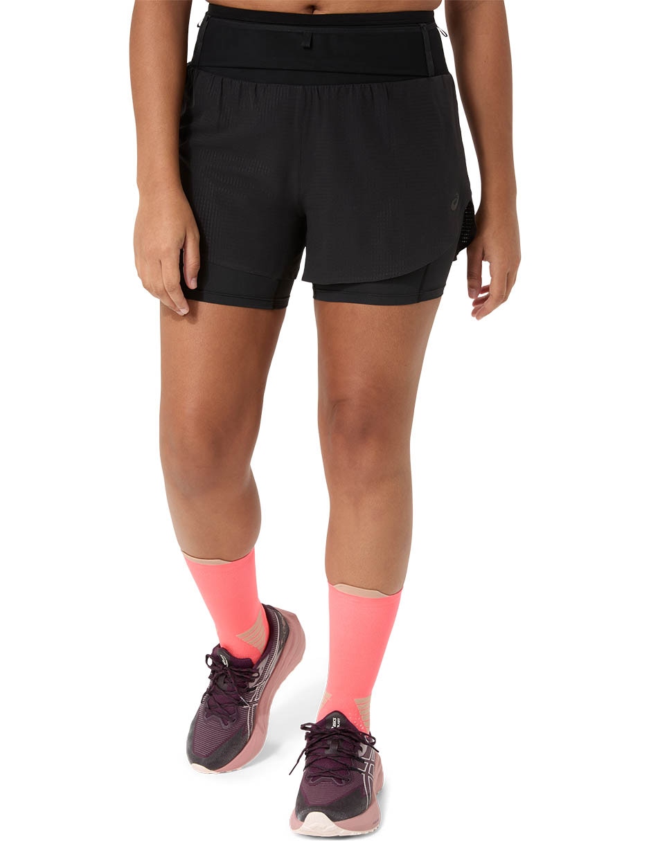 Short con malla Asics para correr mujer