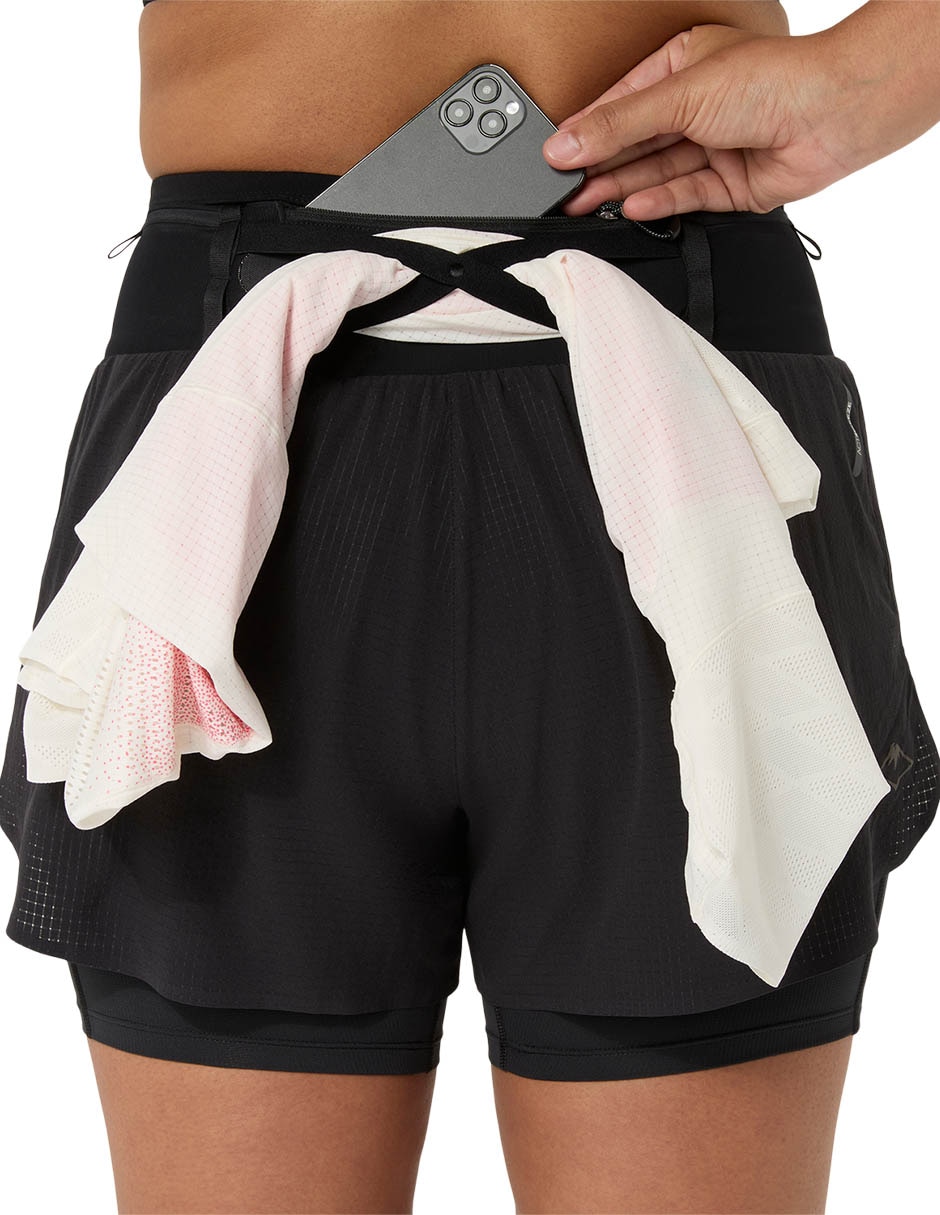 Short con malla Asics para correr mujer